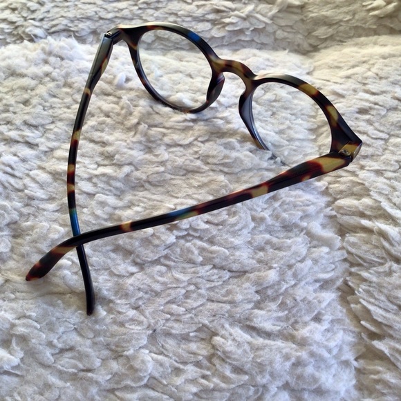 Nameless Psychedelic Tortoise Frame Eyeglasses - Bold Color Mix - Picture 9 of 11